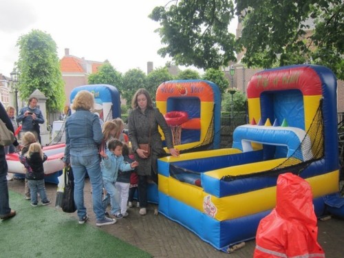 Basketbalspel opblaasbaar